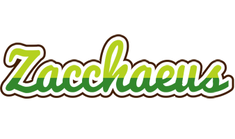 Zacchaeus golfing logo