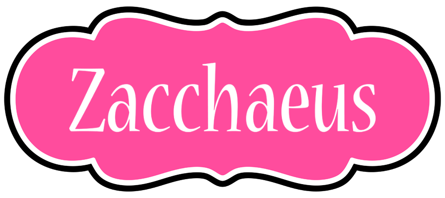 Zacchaeus invitation logo