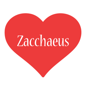 Zacchaeus love logo