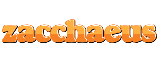 Zacchaeus orange logo