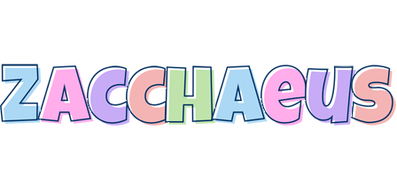 Zacchaeus pastel logo