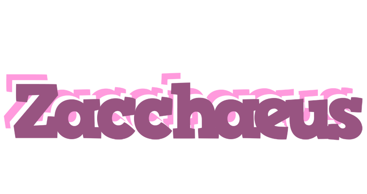 Zacchaeus relaxing logo