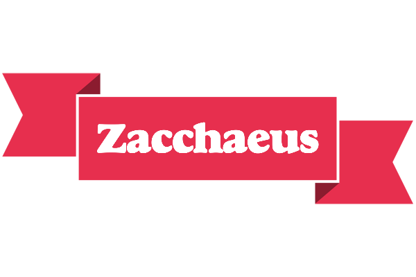 Zacchaeus sale logo