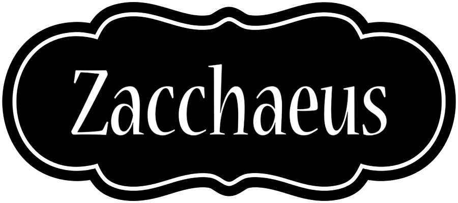 Zacchaeus welcome logo