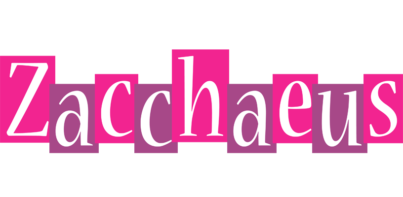Zacchaeus whine logo