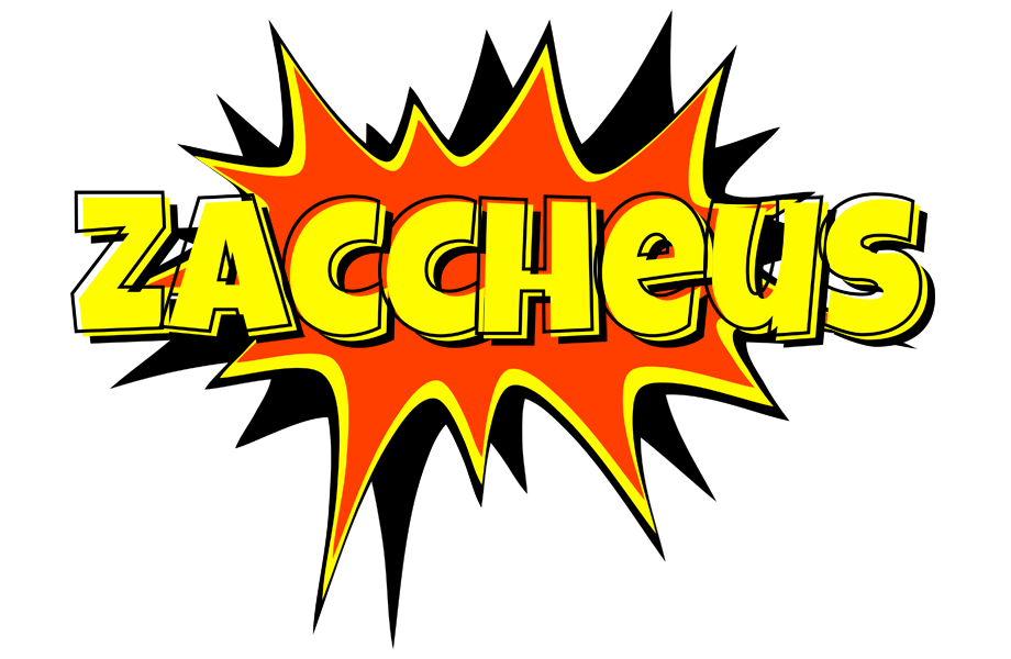 Zaccheus bazinga logo