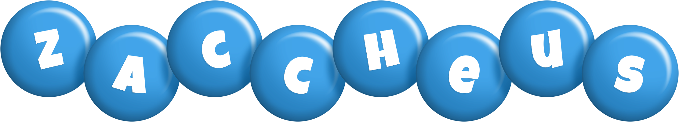 Zaccheus candy-blue logo