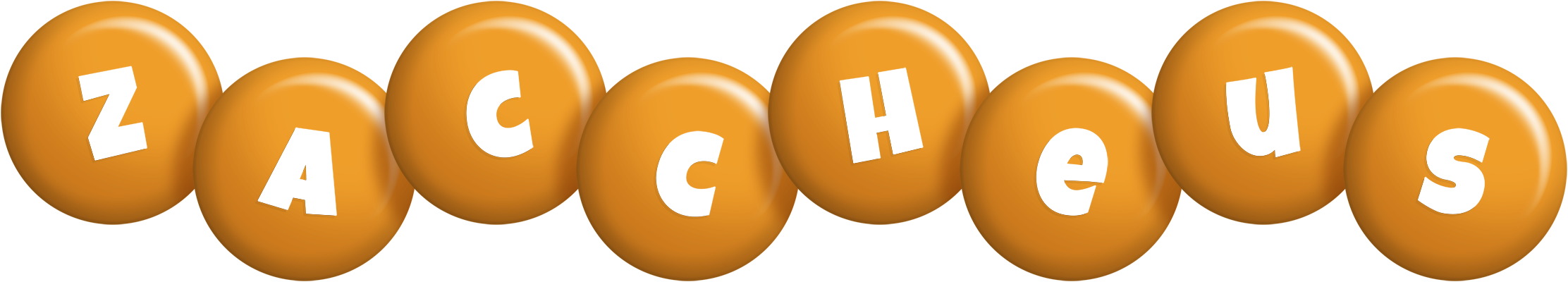 Zaccheus candy-orange logo