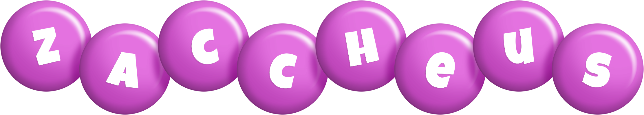 Zaccheus candy-purple logo