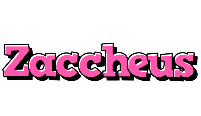 Zaccheus girlish logo