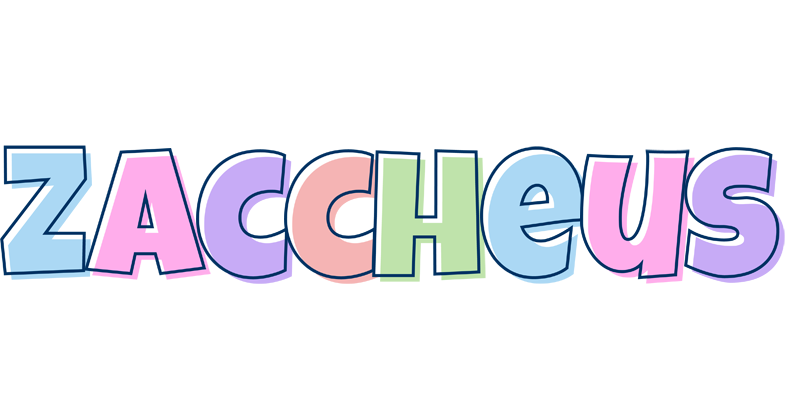 Zaccheus pastel logo