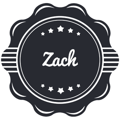 Zach badge logo