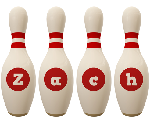 Zach bowling-pin logo