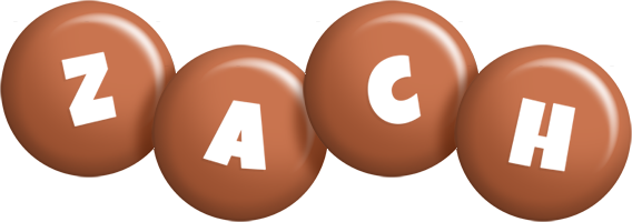 Zach candy-brown logo