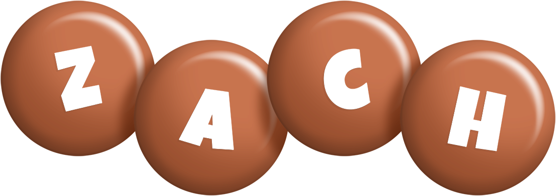 Zach candy-brown logo
