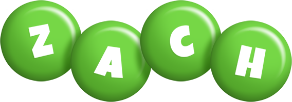 Zach candy-green logo