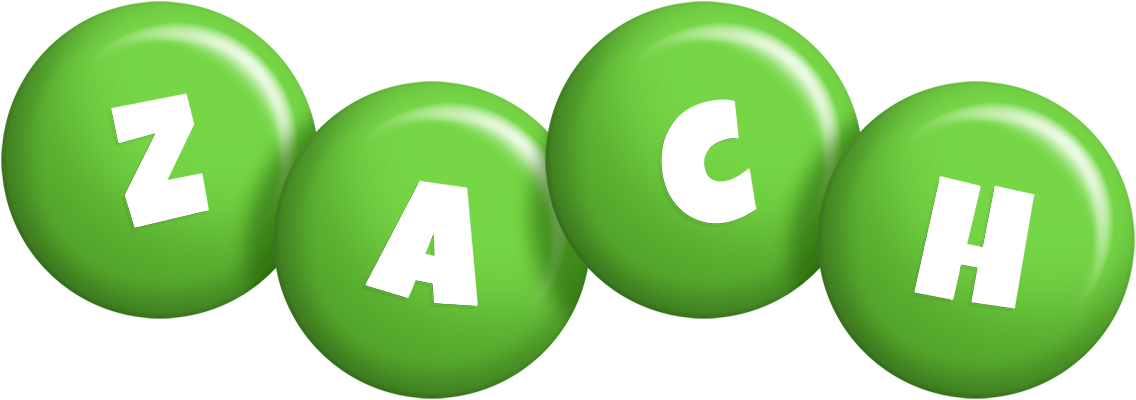 Zach candy-green logo