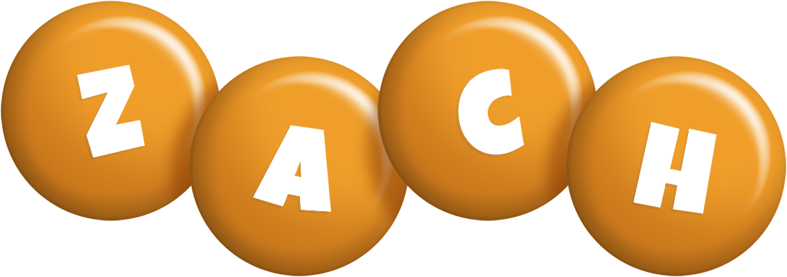 Zach candy-orange logo