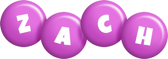 Zach candy-purple logo