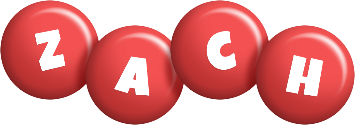 Zach candy-red logo