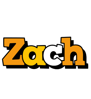 Zach cartoon logo