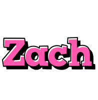 Zach girlish logo