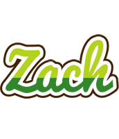 Zach golfing logo