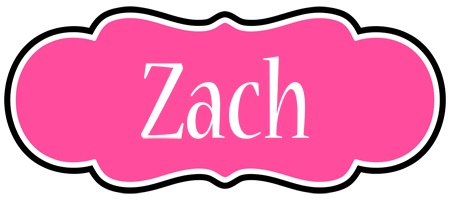 Zach invitation logo