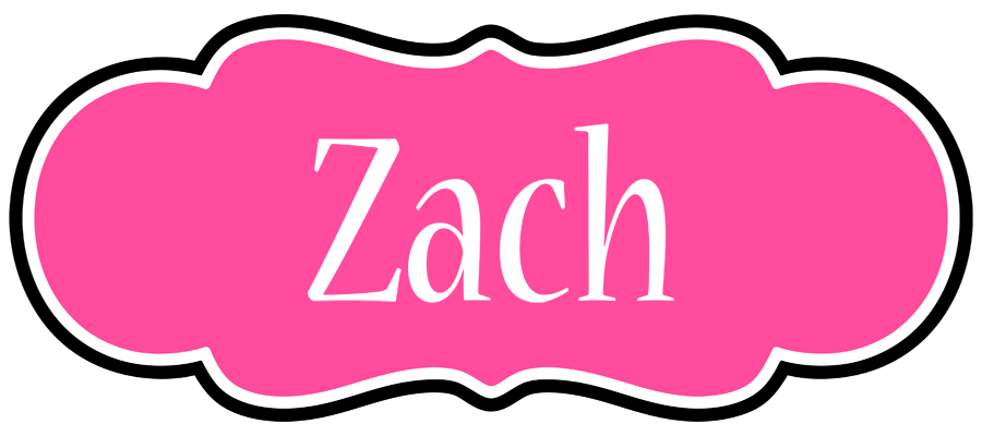 Zach invitation logo