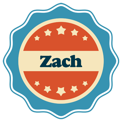 Zach labels logo