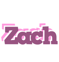 Zach relaxing logo