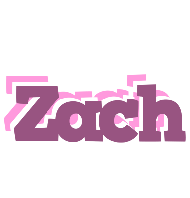 Zach relaxing logo