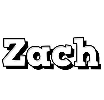 Zach snowing logo