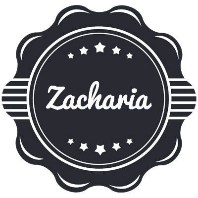 Zacharia badge logo