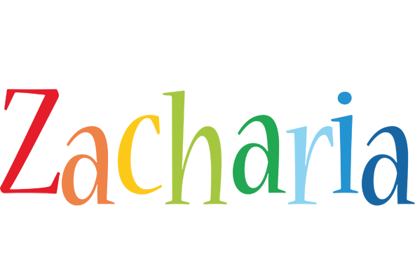 Zacharia birthday logo