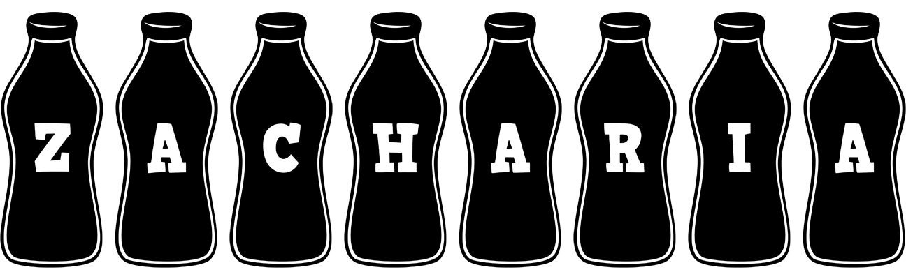 Zacharia bottle logo
