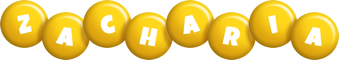 Zacharia candy-yellow logo