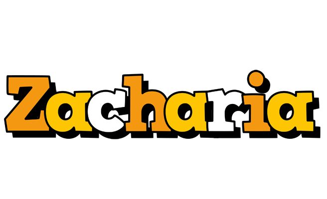 Zacharia cartoon logo