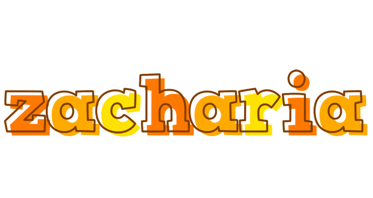 Zacharia desert logo