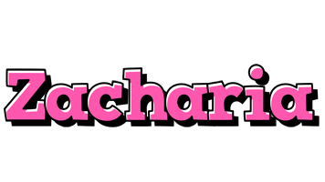 Zacharia girlish logo