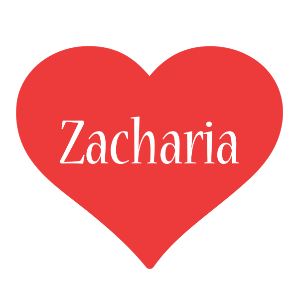 Zacharia love logo