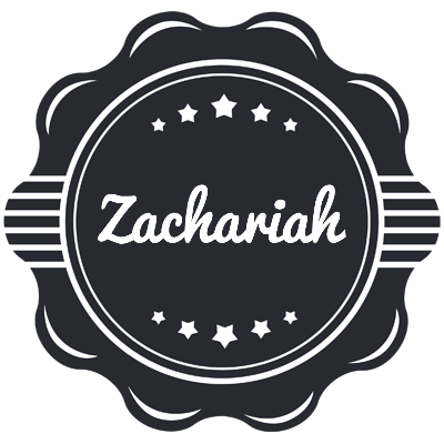 Zachariah badge logo
