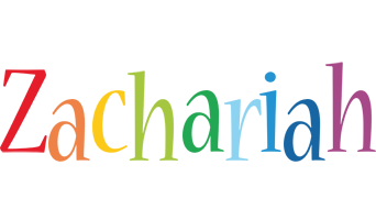 Zachariah birthday logo