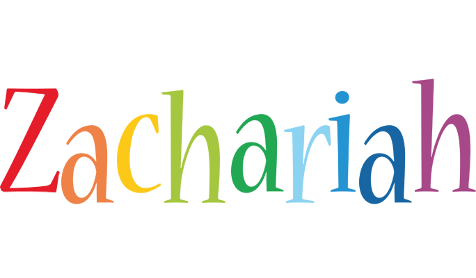 Zachariah birthday logo