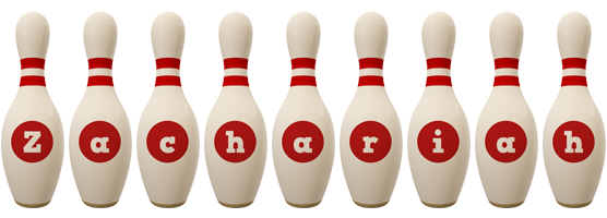 Zachariah bowling-pin logo