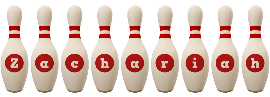 Zachariah bowling-pin logo