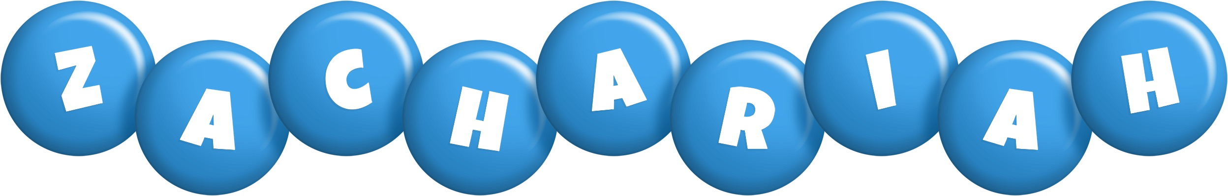 Zachariah candy-blue logo