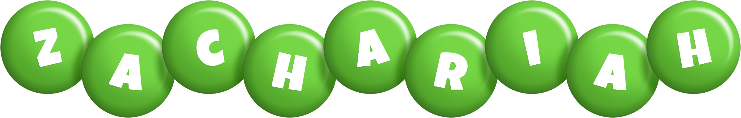 Zachariah candy-green logo