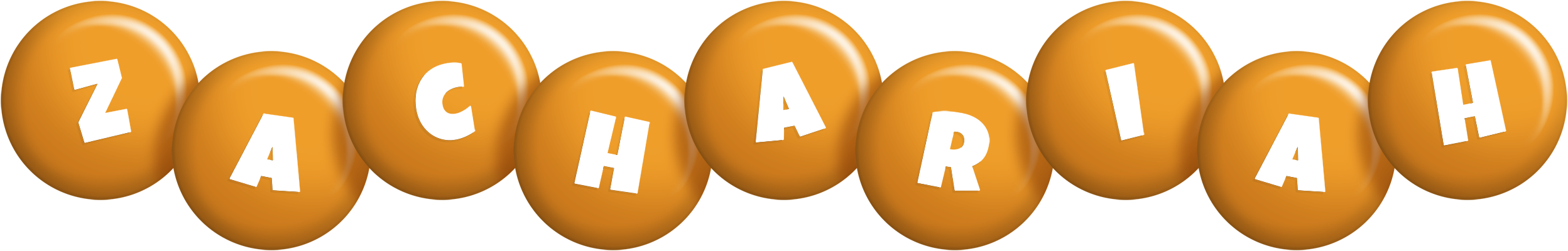 Zachariah candy-orange logo