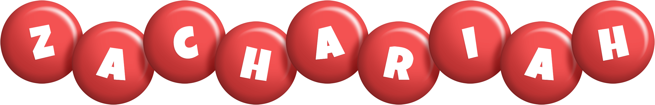 Zachariah candy-red logo